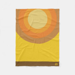 's Morgens, 's nachts en 's nachts (noon) - Blanke Fleece Deken