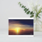 's Morgens vraagt mijn ziel voor je. Briefkaart (Staand voorkant)