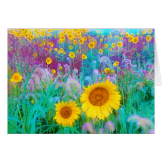 's Morgens, zonnebloempaart