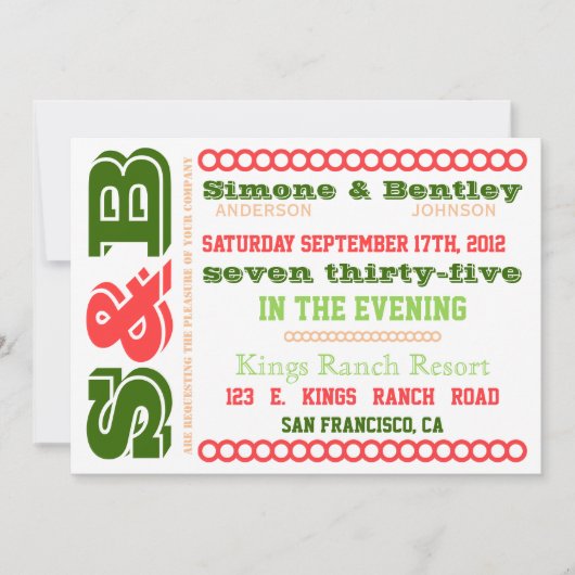 S n' B Uitnodiging (Voorkant)