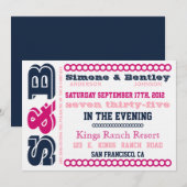 S n' B Uitnodiging (Voorkant / Achterkant)