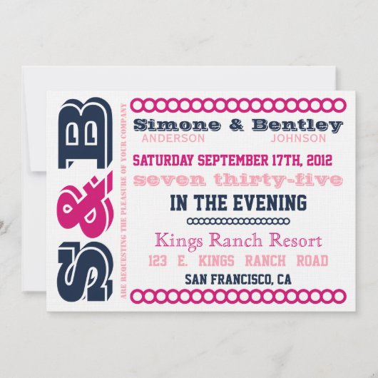 S n' B Uitnodiging (Voorkant)