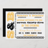 S n' B Uitnodiging (Voorkant / Achterkant)