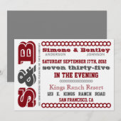 S n' B Uitnodiging (Voorkant / Achterkant)