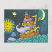 's Nachts ark Briefkaart (Voorkant)