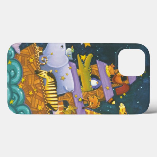 's Nachts ark Case-Mate iPhone Case (Achterkant (horizontaal))