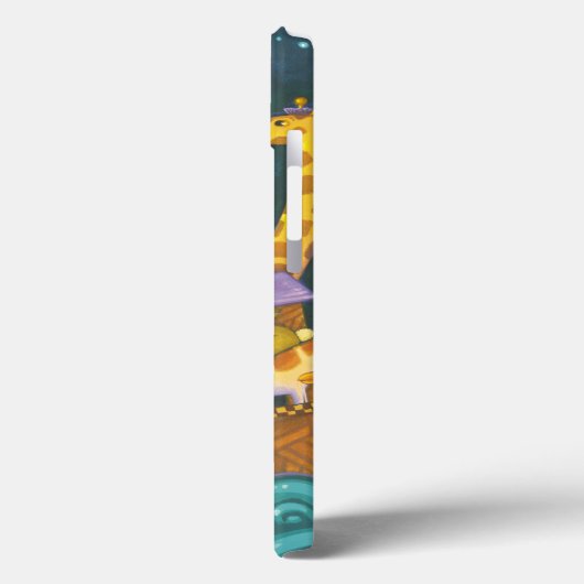 's Nachts ark Case-Mate iPhone Case (Achterkant / Links)