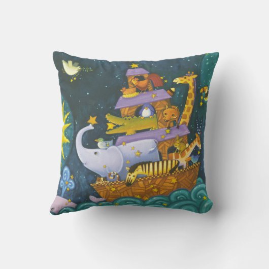 's Nachts ark Kussen (Achterkant)