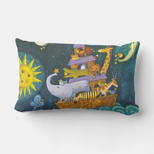 's Nachts ark Kussen (Achterkant)