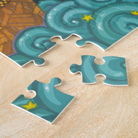 's Nachts ark Legpuzzel (Zijkant)