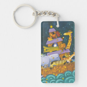 's Nachts ark Sleutelhanger