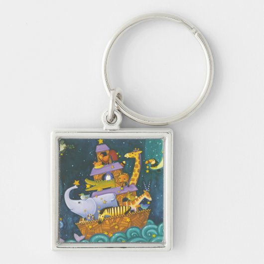 's Nachts ark Sleutelhanger (Voorkant)