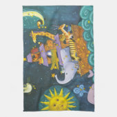 's Nachts ark Theedoek (Verticaal)