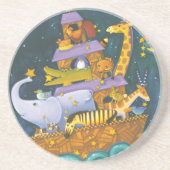 's Nachts ark Zandsteen Onderzetter (Voorkant)