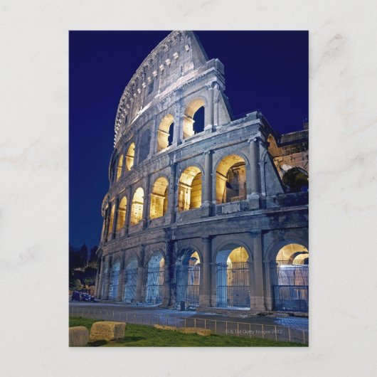 's nachts briefkaart (Voorkant)