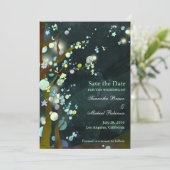 's Nachts: De datumuitnodigingen opslaan Save The Date (Staand voorkant)