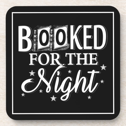 's Nachts geboekt Bier Onderzetter (Voorkant)