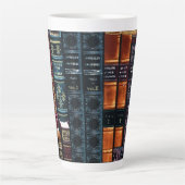 's Nachts geboekt Latte Mok (Voorkant)