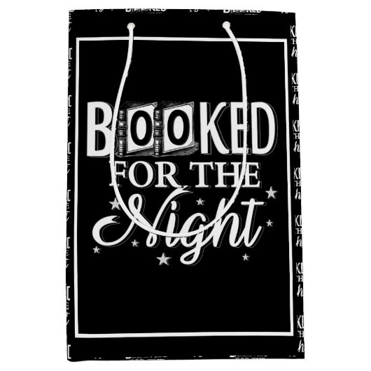 's Nachts geboekt Medium Cadeauzakje (Voorkant)