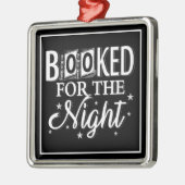 's Nachts geboekt Metalen Ornament (Links)