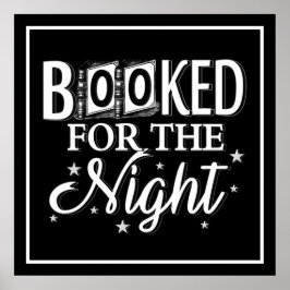 's Nachts geboekt Poster