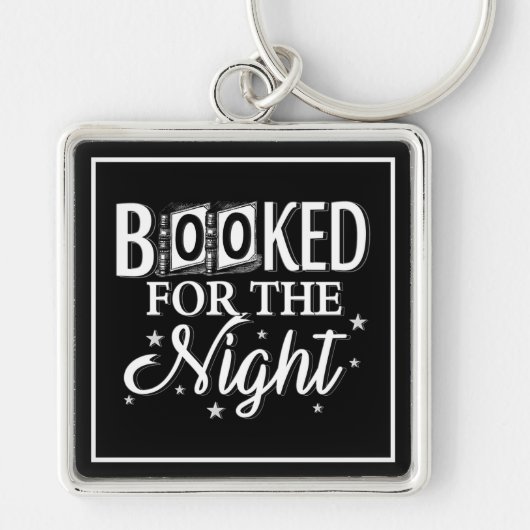 's Nachts geboekt Sleutelhanger (Voorkant)