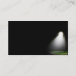 's Nachts gewoon straatlicht - visitekaartje