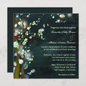 's Nachts: Huwelijksuitnodigingen Kaart (Voorkant / Achterkant)