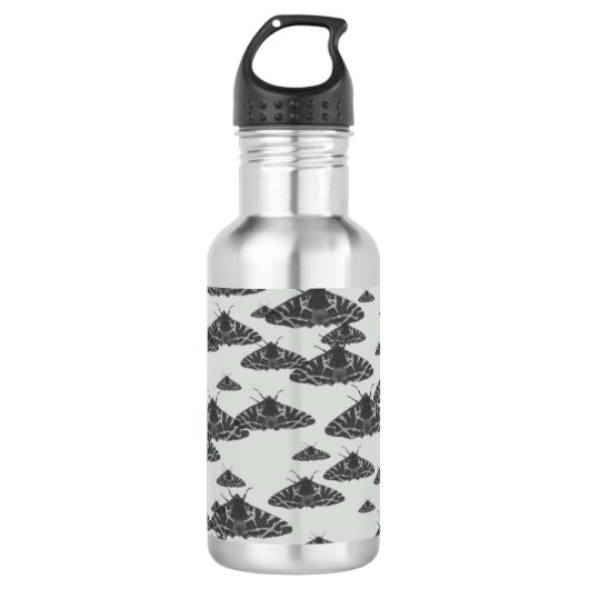 's Nachts in de nacht Waterfles (Voorkant)