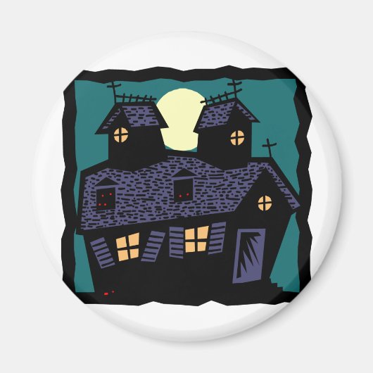 's Nachts in het hokje Magneet (Voorkant)