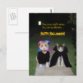 's Nachts is het oké voor PROWL Briefkaart (Voorkant / Achterkant)