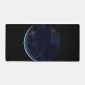 's Nachts licht de stad van de aarde Bureaumat (Voorkant)