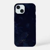 's Nachts licht de stad van de aarde iPhone 15 Case (Achterkant)