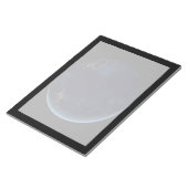 's Nachts licht de stad van de aarde Notitieblok (Schuin)