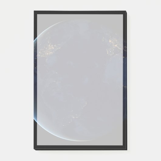 's Nachts licht de stad van de aarde Post-it® Notes (Voorkant)