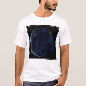 's Nachts licht de stad van de aarde T-shirt (Voorkant)