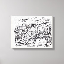 's Nachts lopen thuis