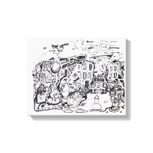 's Nachts lopen thuis