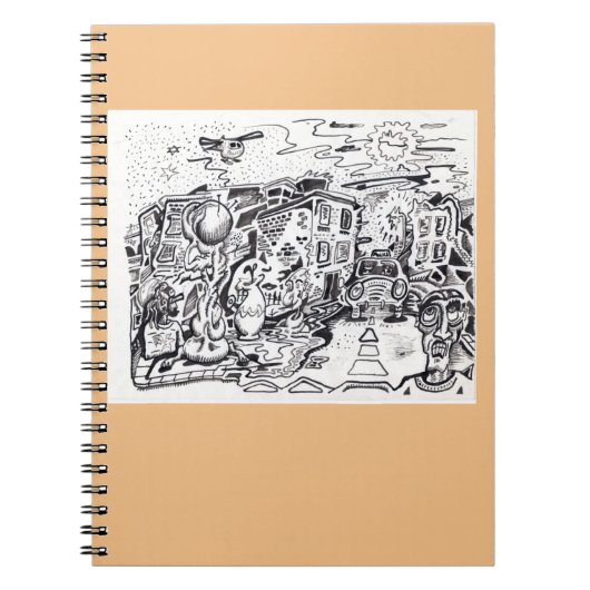 's Nachts lopen thuis Notitieboek (Voorkant)