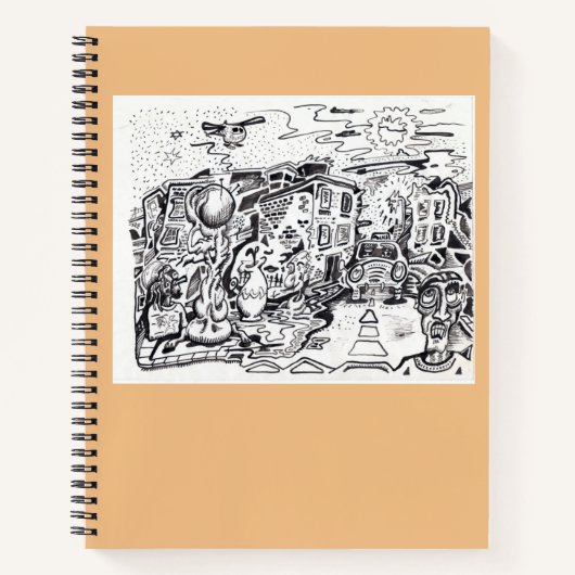 's Nachts lopen thuis Notitieboek (Voorkant)