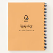 's Nachts lopen thuis Notitieboek (Achterkant)