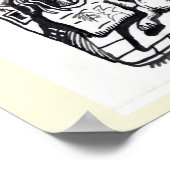 's Nachts lopen thuis Poster (Hoek)