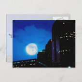 's nachts met de maan briefkaart (Voorkant / Achterkant)