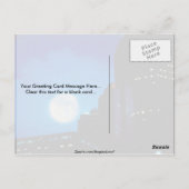 's nachts met de maan briefkaart (Achterkant)