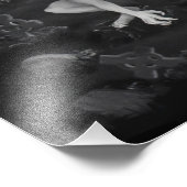 's Nachts op de begraafplaats - Engel met Duivel Foto Afdruk (Hoek)