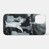 's Nachts op het kerkhof - Angel Case-Mate iPhone Case (Achterkant (horizontaal))