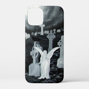 's Nachts op het kerkhof - Angel Case-Mate iPhone Case