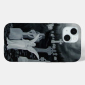 's Nachts op het kerkhof - Angel met Crow Case-Mate iPhone Case (Achterkant (horizontaal))