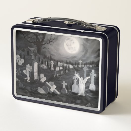 's Nachts op het kerkhof - Angel met Devil (Achterkant)