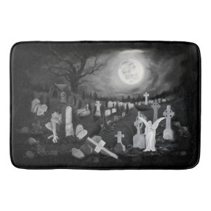 's Nachts op het kerkhof - Angel met Devil Badmat